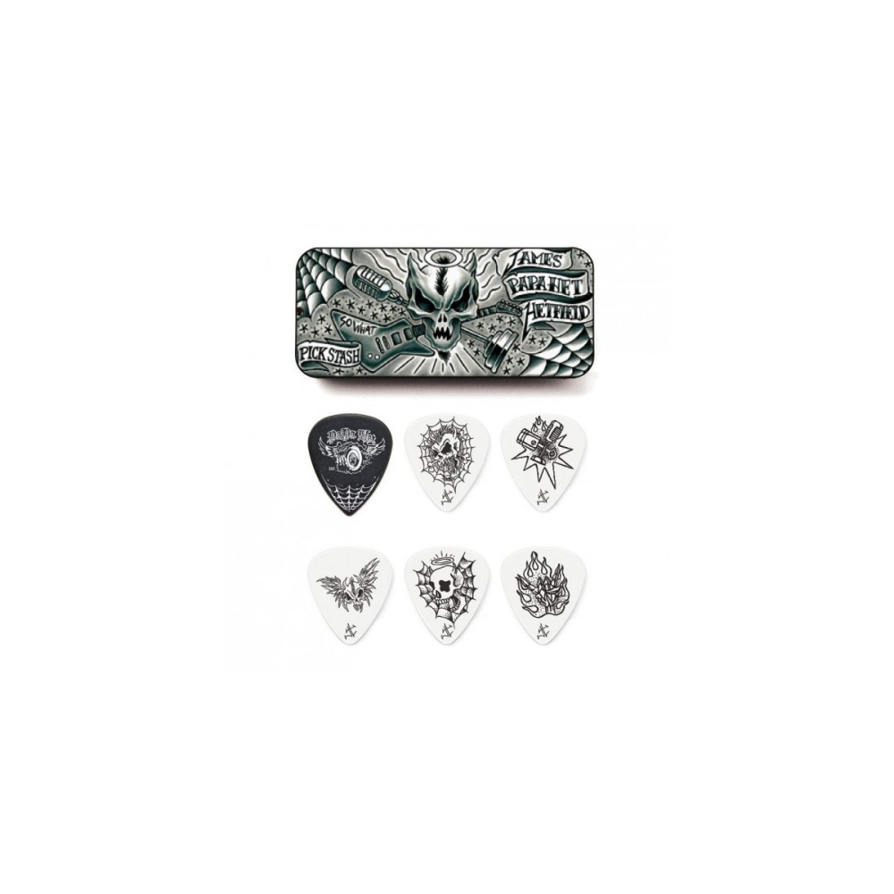 DUNLOP JPH01T088 Медиаторы James Hetfield (6шт.) Изображение DUNLOP JPH01T088 Медиаторы James Hetfield (6шт.)