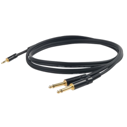 Изображение SUPERSOUND AUC2043 Кабель MINI-JACK(M) stereo-2xJACK(M) mono 2 метра