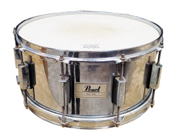 Изображение PEARL Steel Shell Малый барабан б/у, s/n 309680, серебристый, большой