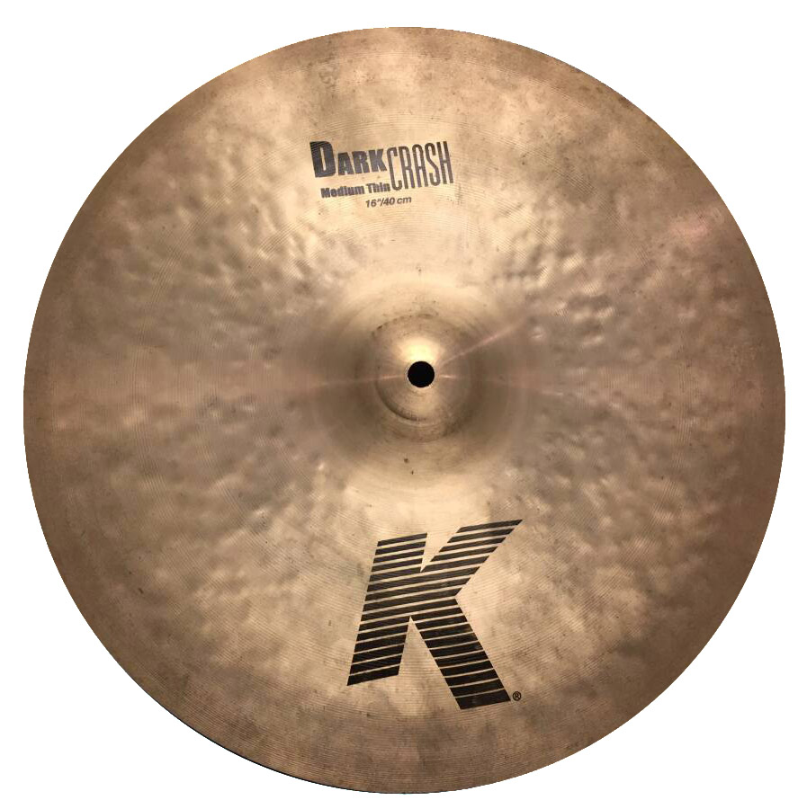 ZILDJIAN K' CUSTOM Dark Crash Medium Thin 16" Тарелка б/у, s/n JE 44316 122 Изображение ZILDJIAN K' CUSTOM Dark Crash Medium Thin 16" Тарелка б/у, s/n JE 44316 122
