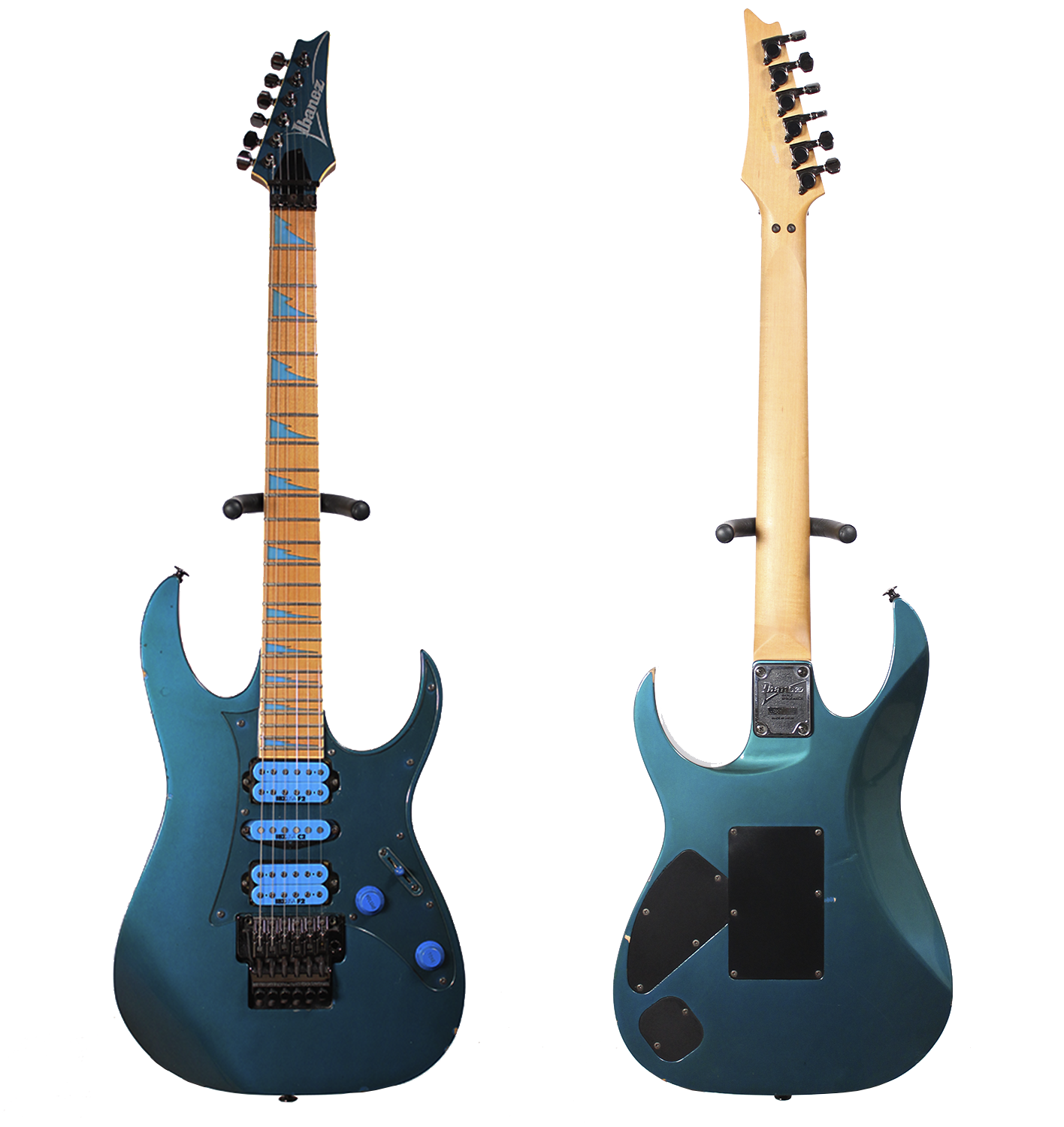 Изображение IBANEZ RG770DX Japan s/n F138996, HSH, Электрогитара Б/У, Laser Blue