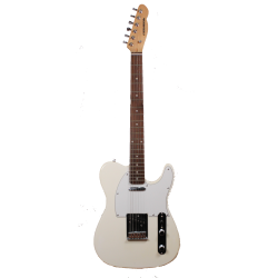 Изображение Playtech Telecaster Электрогитара б/у, SS, Белый, белый пикгард, made in China