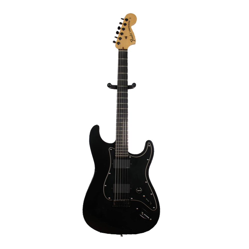 Fender American Stratocaster USA 1990 Jim Root Электрогитара б/у, s/n  I0043742, HH, Черный + чехол купить в Хабаровске