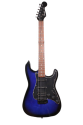 Изображение Bluesfeel Stratocaster Korea Электрогитара б/у, s/n F9805021 HSS, Синий, Черный пикгард