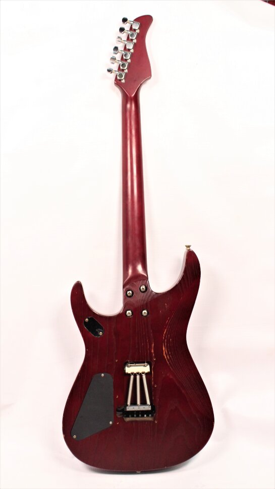 Изображение FERNANDES FR-95 PT Электрогитара Б/У, DiMarzio Evolution, Бордовый, FRose,  ReverseHead, Japan