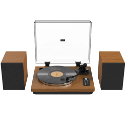 Изображение Alive Audio SYMPHONY Dark Wood Виниловый проигрыватель c Bluetooth