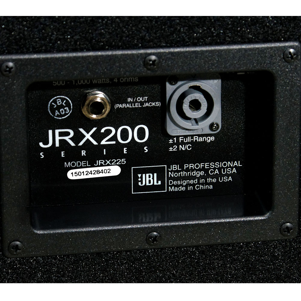 JBL JRX225 Акустическая система 2 полосы, 500Вт, 4 Ом Изображение JBL JRX225 Акустическая система 2 полосы, 500Вт, 4 Ом