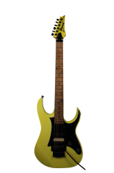 Изображение Ibanez RG550 Japan Superstrat Электрогитара б/у, S/n F925639, HSH, Desert Yellow, Черный пикгард