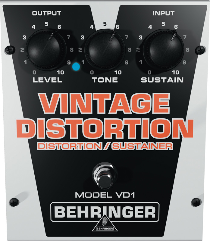 Изображение BEHRINGER VD-1 Педаль гитарная Vintage Distortion