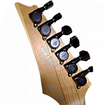 Изображение IBANEZ RGA121 PRESTIGE TEAM J.CRAFT HH, s/n F0812541, Электрогитара Б/У, pink sparkle, фиксированный
