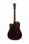 Изображение FENDER CD-60SCE ALL MAH Электроакустическая гитара, цвет: красное дерево