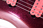 Изображение IBANEZ RGA121 PRESTIGE TEAM J.CRAFT HH, s/n F0812541, Электрогитара Б/У, pink sparkle, фиксированный