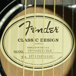 Изображение FENDER CD-60CE BK Гитара электро-акустическая