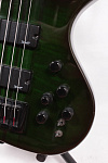 Изображение SPEAR S-1 Bass Бас-гитара Б/У, sn: W112040183, темно-зеленый, сквозной гриф, накладка из черного дер