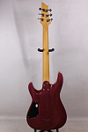 Изображение Schecter Diamond C6-Plus Superstrat Электрогитара б/у, s/n IW16090830, HH, фиолетовый, пламенный кле
