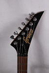 Изображение Greco Stratocaster Электрогитара б/у, HSS, черный, черный пикгард, черные датчики, острая голова