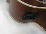 Изображение URIEL UJB-200CE акустическая бас гитара Б/У, бурая верхняя дека, гриф и обечайка — красное дерево, К