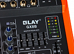 Изображение GLAY GX8B Микшерный пульт пассивный, 8 каналов (6 микр. + 2 стер.), USB, плеер, процессор эффектов