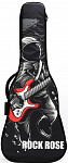 Изображение ROCK ROSE MY-604 (41") Чехол для акустической гитары (Цветной: звёзды, king of rock, череп, майя) 