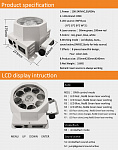 Изображение IGB-Y08-1 LED 8 EYES IMAGE Световой прибор, 8 круглых прожекторов